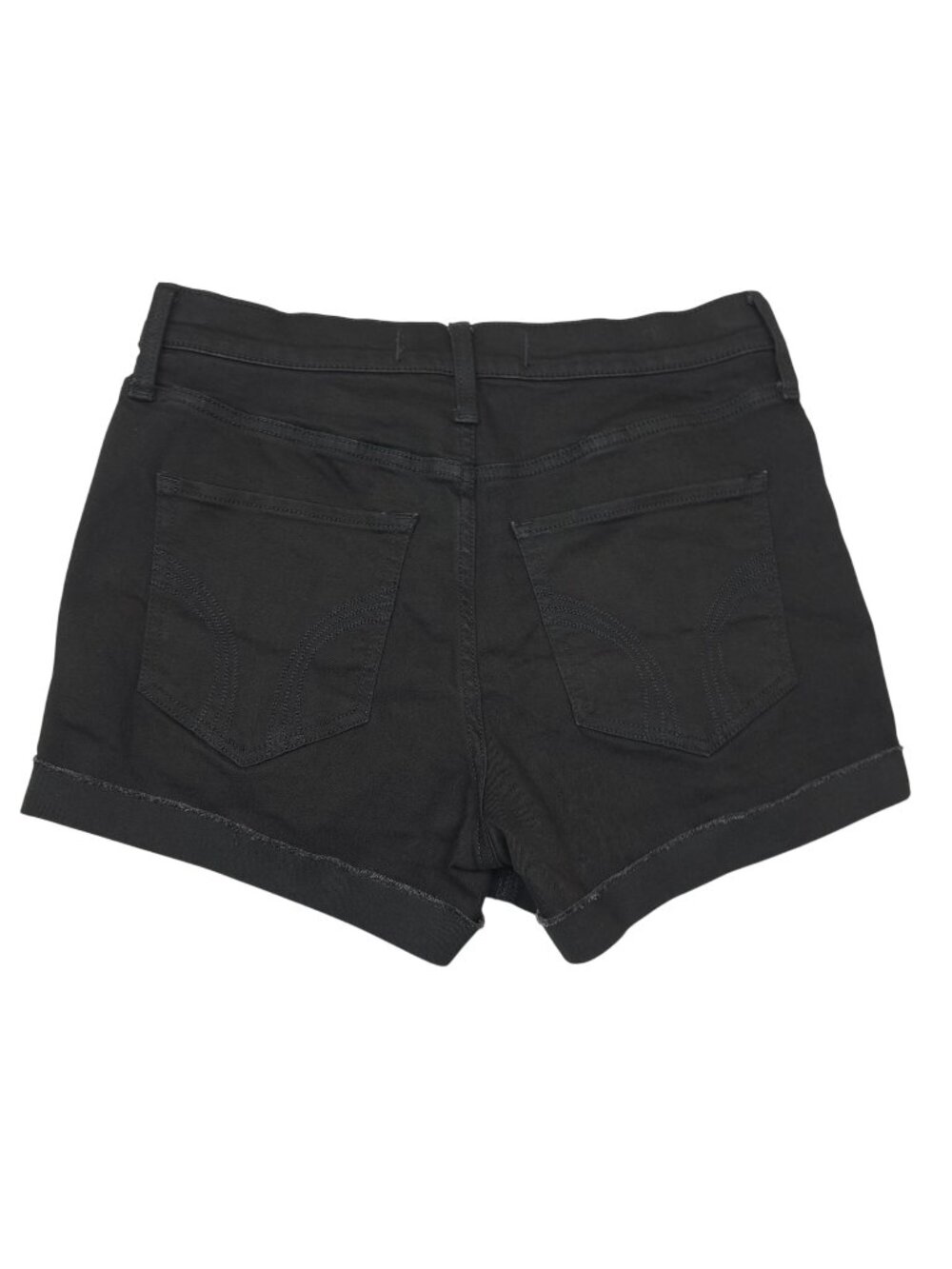 Hollister High-Rise Short 3" Jean Shorts Women's Size 10 W30 Black Denim